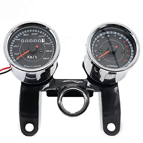 Motorrad Tachometer Drehzahlmesser Analog Craftride Vtv Chrom Kaufen