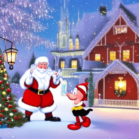 Winter Wonderland In Walt Disney Style · Creative Fabrica