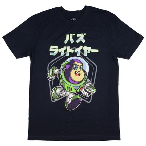 Shop Disney Pixar Toy Story T Short Mens Buzz Lightyear Asian Script Graphic Tee Overstock