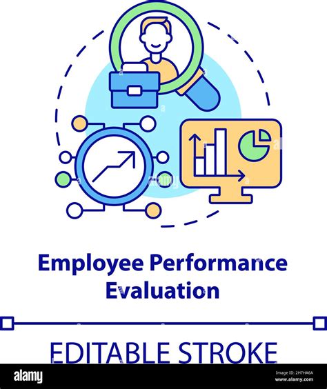 Employee Performance Evaluation Concept Icon Stock Vector Image And Art Alamy