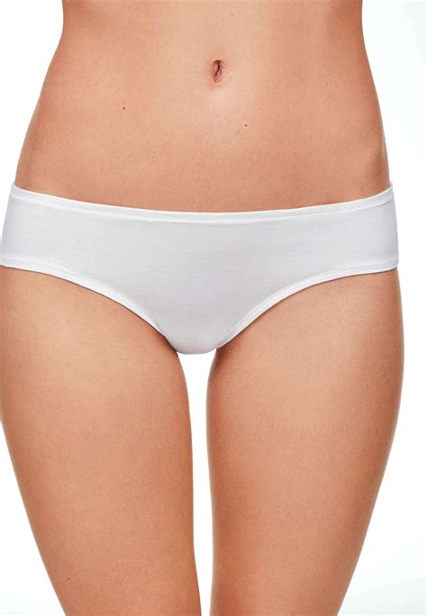 Oysho 3 Pack Cheeky Brazilian Briefs White Vit