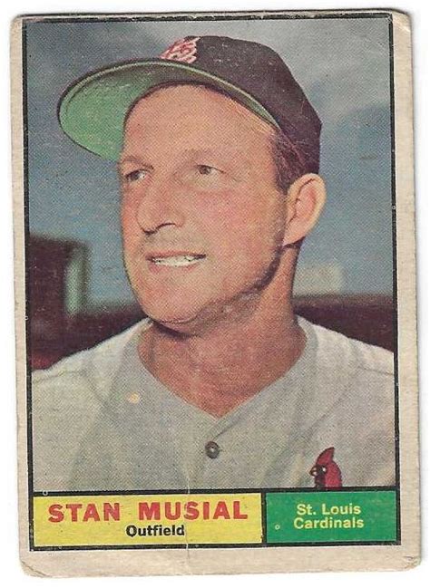 Lot Detail 1961 Stan Musial HOF Topps Baseball Card