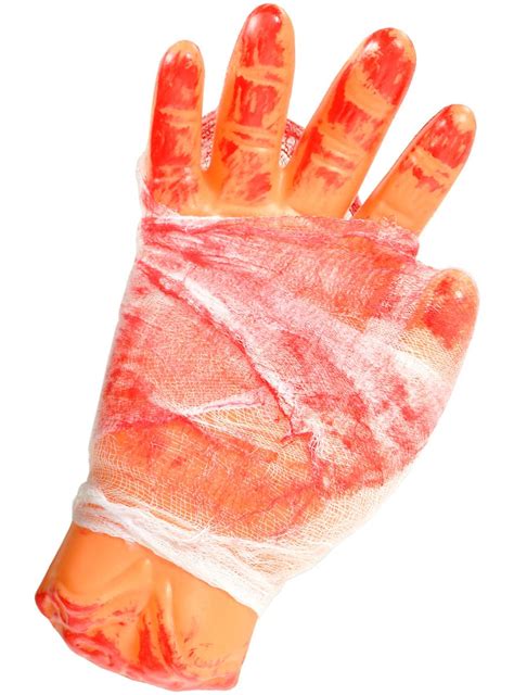 Bloody Gauze Wrapped Severed Hand Decoration