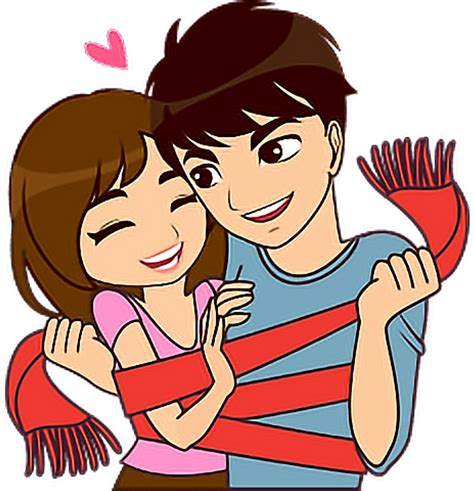 Download Couple Sticker Love Couple Sticker Png Transparent Png