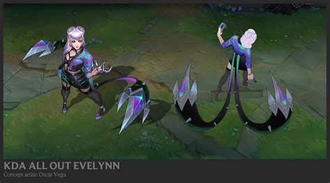 Kda Evelynn All Out As Spotted By Dot Esports The Official Splash For K