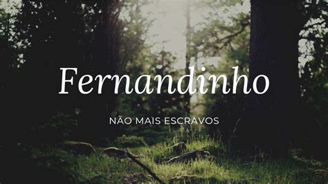 Fernandinho Não mais escravos Lyrics legendado Letra YouTube