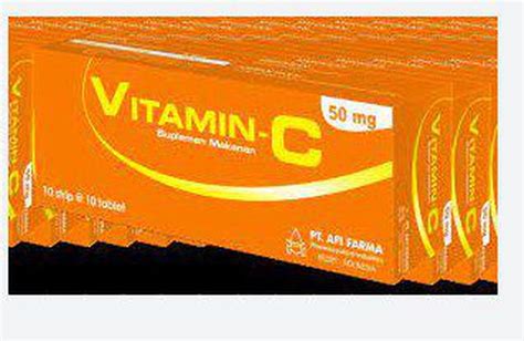 VITAMIN C 50 MG BOX ISI 100 AFIFARMA