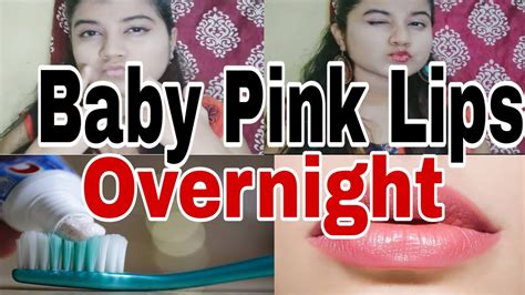 PINK LIPS Overnight Baby Soft Lips At Home In 1day Naturally Home