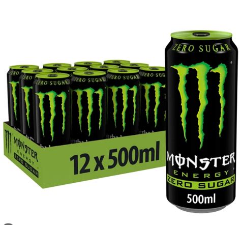 X Monster Energy Green Zero Sugar Nap J Energetyczny Bez Cukru Ml