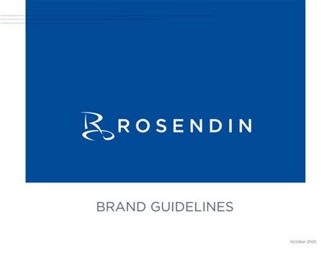 2025 Rosendin Brand Guidelines By Rosendin Issuu
