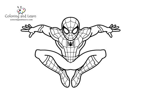 Spiderman Coloring Pages Free 2024 Coloring And Learn