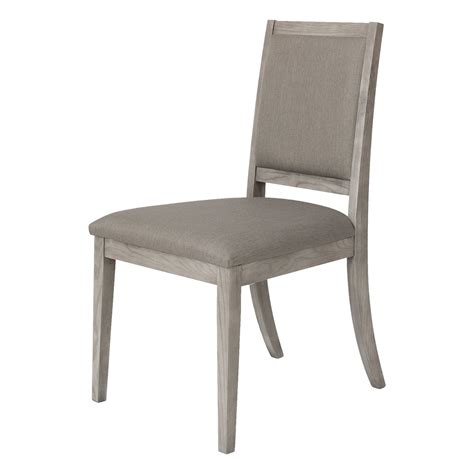 Silla Tapizada Con Tela Color Gris Dixy Sears