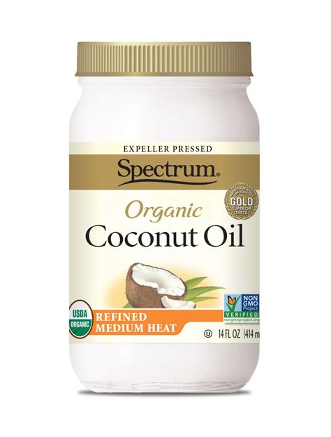 Coconut Oil Refined Organic Spectrum Oz Frankferd Farms