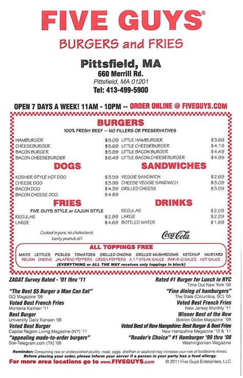 Five Guys Burgers And Fries