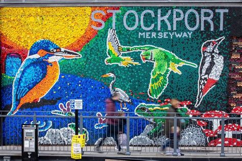 Huge Mural Made From Bottle Tops Revealed In Stockport