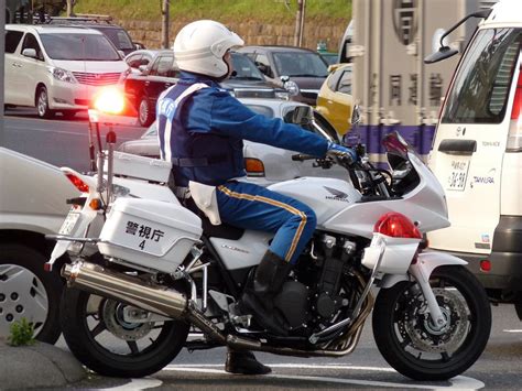 Japan Police Police Honda Motorcycle Bike