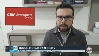 Jornal Da Eptv Edi O S O Carlos Araraquara Pf Cumpre Mandados