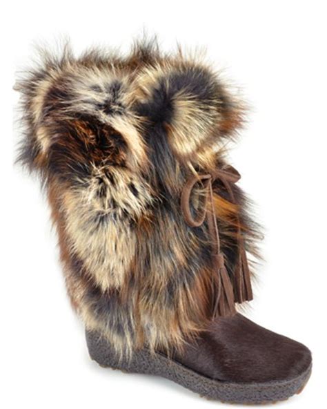 Pajar Fur Boot In Black Lyst