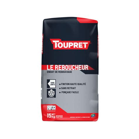 Enduit Toupret Rouge Le Reboucheur Sac De Kg S Guret D Coration