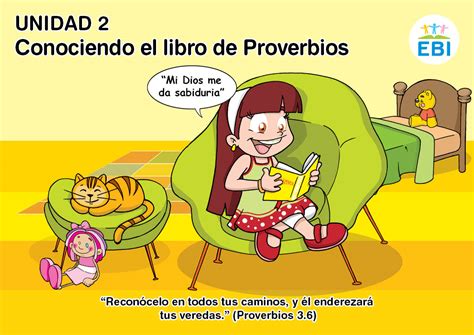 Conociendo El Libro De Proverbios Escuelita Biblica Infantil