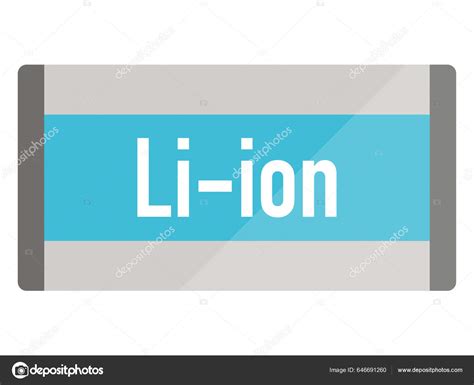 Vector Illustration Lithium Ion Battery Stock Vector By ©ankomando