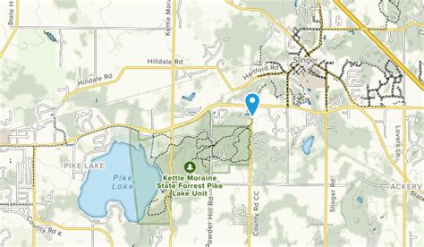 Kettle Moraine Scenic Drive Map - Maping Resources