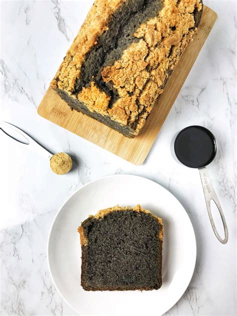 Black Sesame Pound Cake With Kinako Streusel R Baking