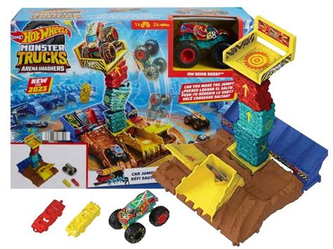 Hot Wheels Monster Trucks Ar Na Semifin Le Hern Set Velk Skok Hnb Allegro