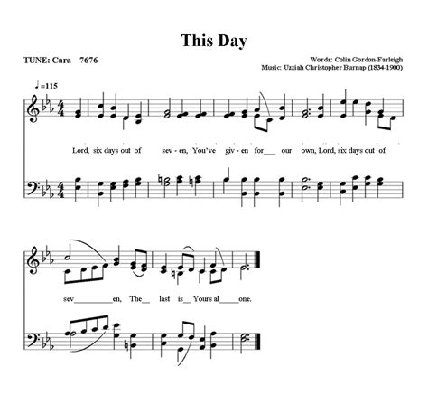 Share My Journey: New Hymn for today . . . 'This Day'