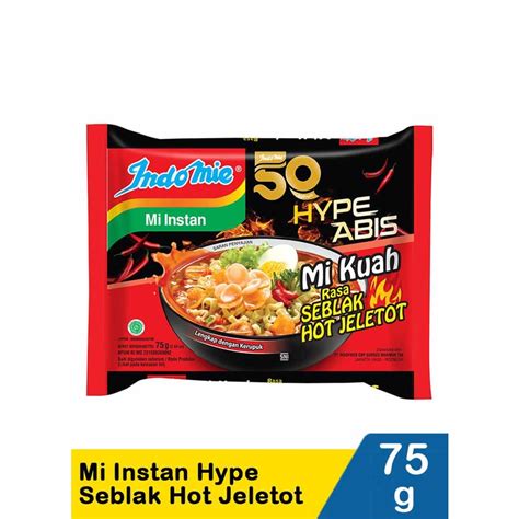 Jual Indomie Mi Instan Hype Seblak Hot Jeletot G Shopee Indonesia