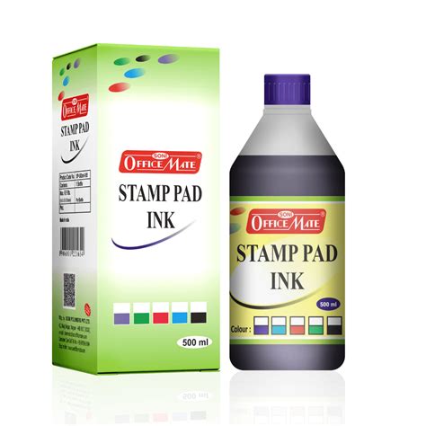 Stamp Pad Refill Ink 500 Ml Long Lasting Impressions Quick Drying