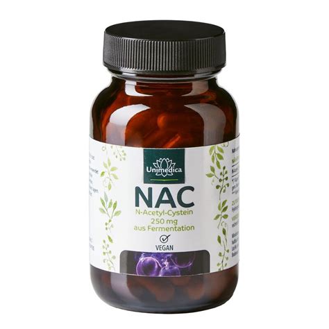 NAC 250 mg N Acétyl Cystéine de Fermentation Naturelle 90 gélules