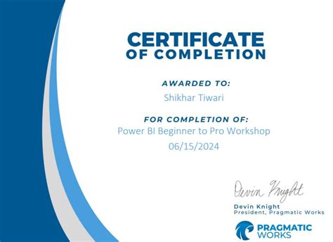 Completed Power Bi Workshop Shikhar Tiwari Posted On The Topic