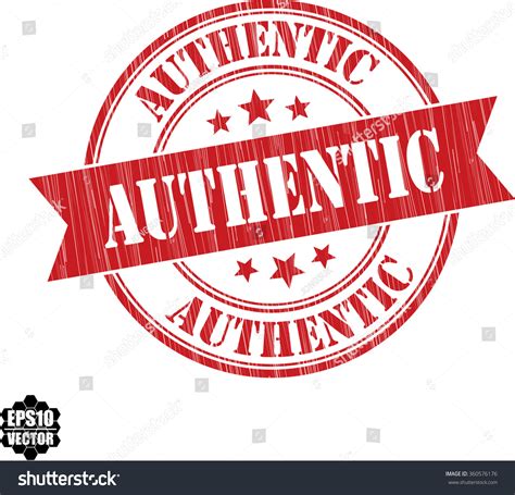 Authentic Grunge Stampvector Stock Vector Royalty Free 360576176