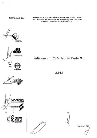 Aditamento Coletivo Grupo Xix Iii A Cgtb Pdf