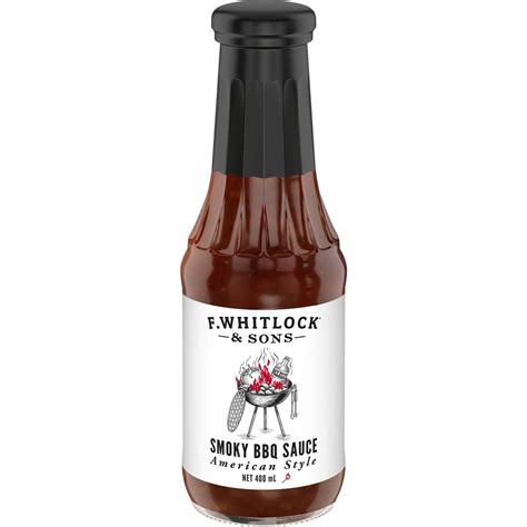 F Whitlock Sons Smoky Bbq Sauce American Style Smokey Barbecue Sauce