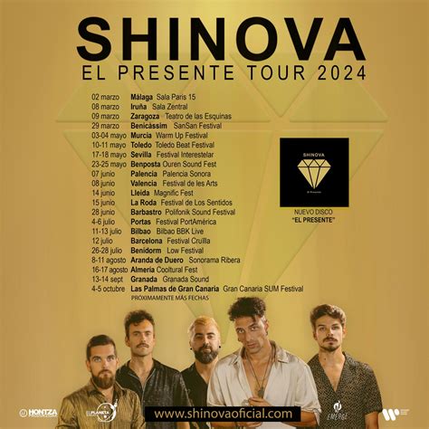 Shinova Anuncia Las Primeras Fechas De El Presente Tour 2024 MyiPop