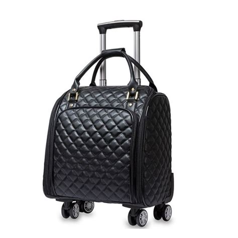 Inch Travel Bag With Wheel Spinner Leather Suitcase Review