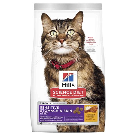 Science Diet Sensitive Stomach and Skin Adult Dry Cat Food - Pet ...