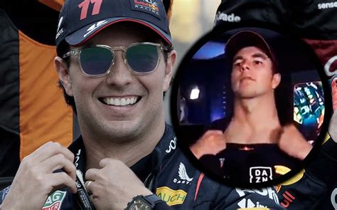 Checo P Rez Presume Su Cuello En El Gran Premio De Bar In Video Viral