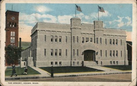 The Armory Adams Ma Postcard