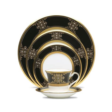 Noritake Pcs Dinner Tea Set For Persons Evening Majesty Artelia