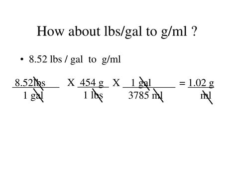 Gallon Equals How Many Lbs