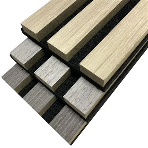 Natural Walnut Decorative Wood Slat Panels Akustik Panel Mdf Wood Slat