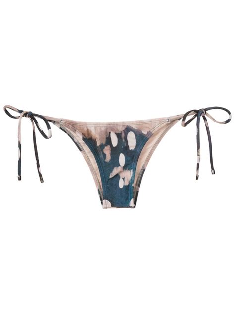 Lenny Niemeyer Abstract Print Tie Waist Bikini Bottoms Farfetch