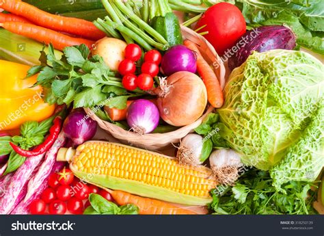 Fresh Assorted Vegetables Stock Photo 318250139 Shutterstock