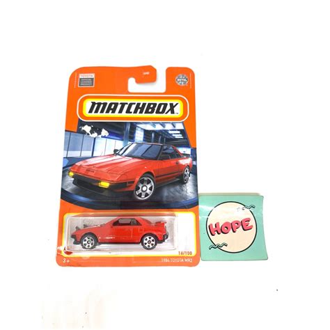 Jual Matchbox 1984 Toyota Mr2 Diecast Matchbox Original Mattel Shopee