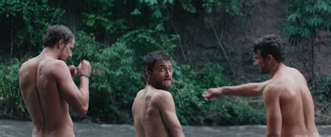 Auscaps Alex Russell Joel Jackson And Daniel Radcliffe Nude In Jungle