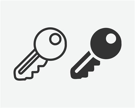 Key Vector Icon Lock Key Icon Symbol Key Vector Illustration On Isolated Background 12184657