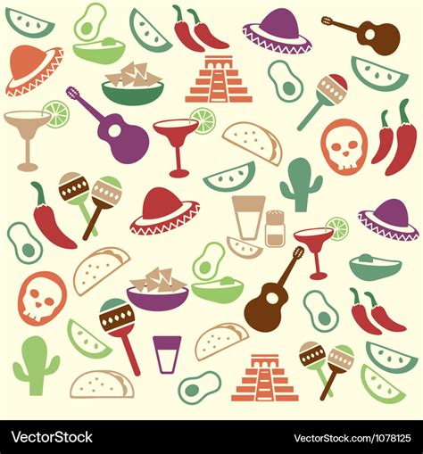 Mexican Seamless Pattern Royalty Free Vector Image